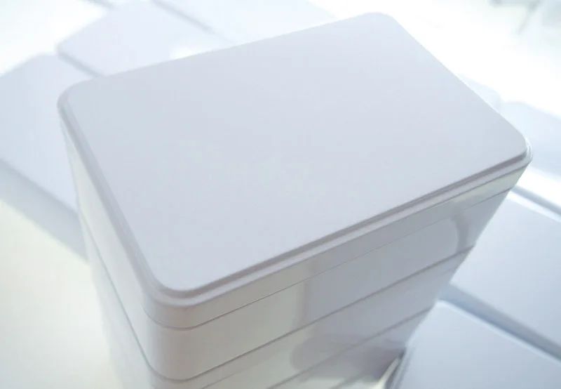 Download Square Metal Tin Box White with Lid Solid Packing Storage ... Yellowimages Mockups