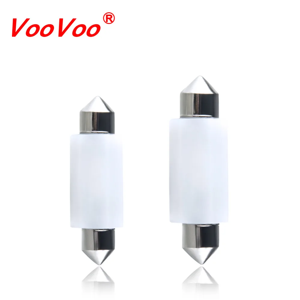 

VooVoo 2pcs High Quality C5W C10W LED 31/36/39/41mm Car Festoon Light Auto Interior Dome Lamp Reading Bulb White 12V 24V