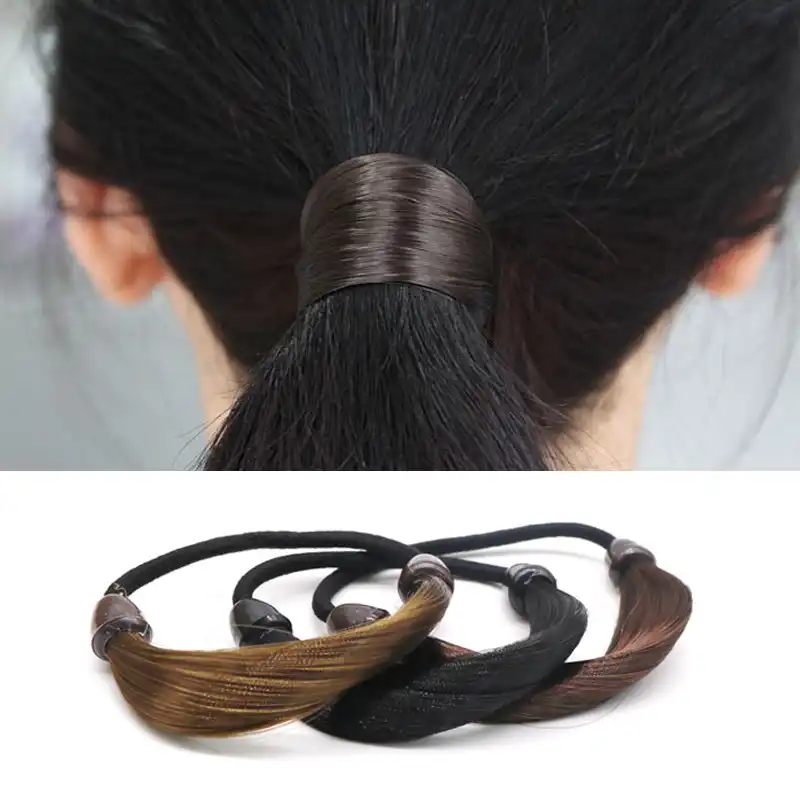 Circle Manual Twist Rubber Headband Rope Ring Elastic Hair Bands