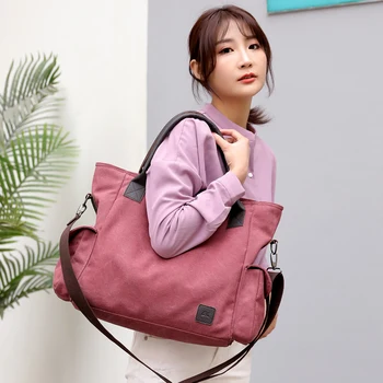 

COZMOZ canvas crossbody bags large luxury handbags women designer fashion women's bag female handbag tote hand bag sac a main