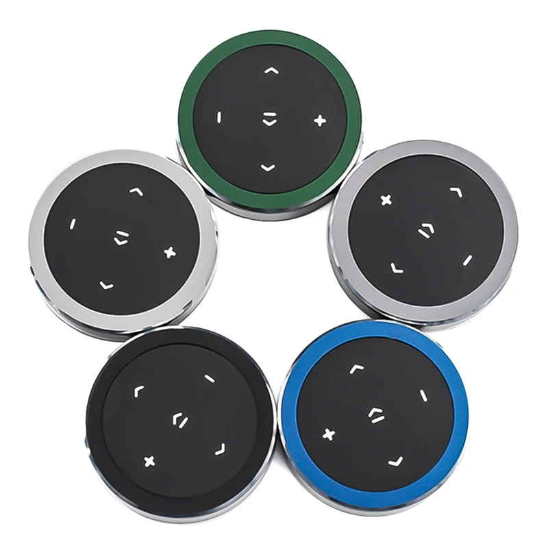 

Wireless Bluetooth Media Button Remote Control Car Motorcycle Steering Wheel MP3 Music Player Portable
