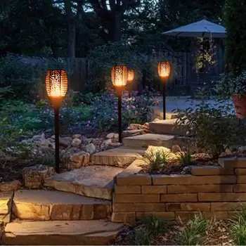 

51LED Waterproof Fire Flame Solar Torch Light Garden Lamp Outdoor Landscape Decoration Garden Lawn Light