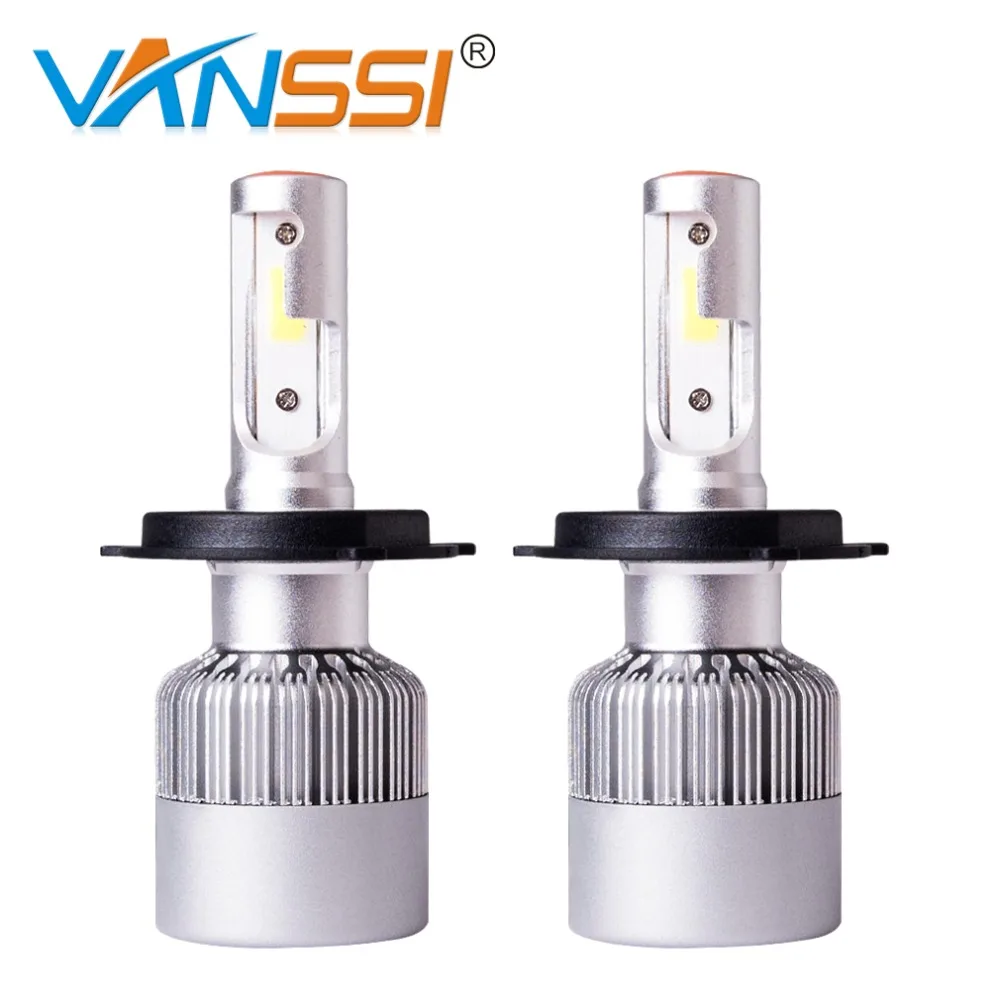 

VANSSI Super Bright H4 HB2 9003 LED Headlight Conversion Kit COB Chip 360 Degree Hi/Lo Beam White 6500K Car Styling