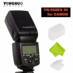 YONGNUO YN568EX III Беспроводной Flash Скорость lite ttl ведомый GN58 1/8000 s Высокое Скорость синхронизации для Canon DSLR Камера