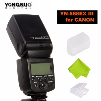 

YONGNUO YN568EX III Wireless Flash Speedlite TTL Master Slave GN58 1/8000s High Speed Sync for Canon DSLR Camera