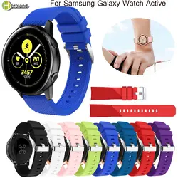 Ремешок для часов 20 мм для samsung Galaxy watch Active Band/Galaxy 42 мм часы ремешок Замена Спорт Силиконовый браслет, наручный браслет