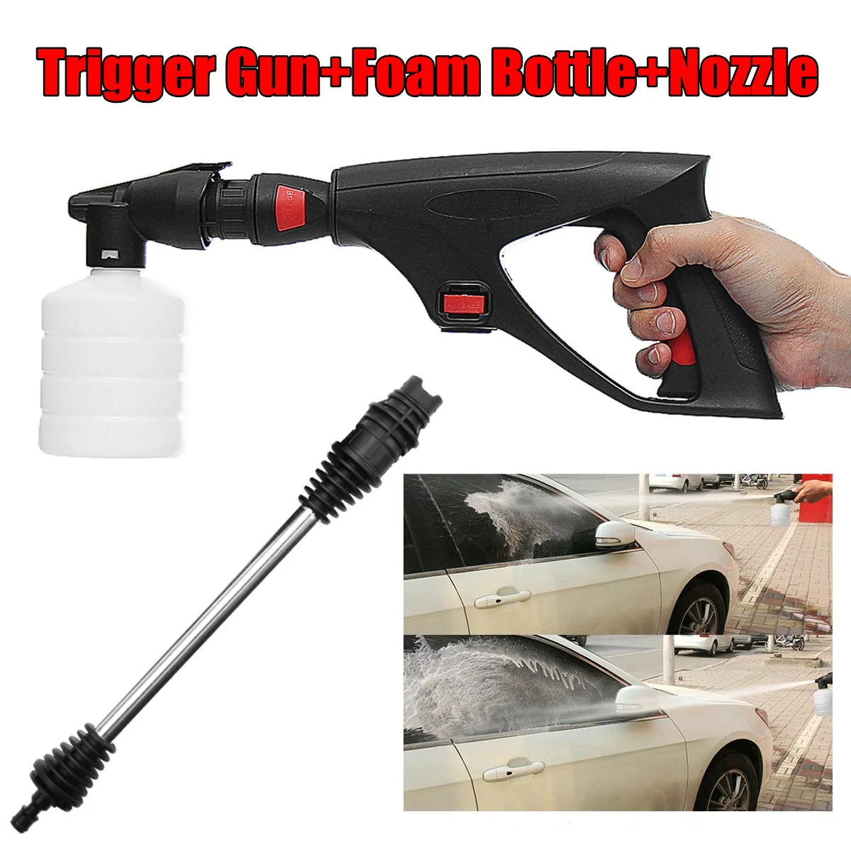 Buy 20Mpa Pressure Washer Trigger Gun Lance+Nozzle