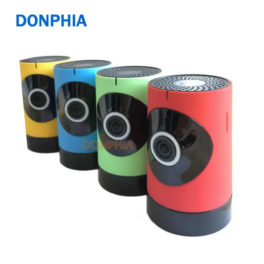 DONPHIA wiseles IP панорамная камера Мини 720P Рыбий глаз объектив Wi-Fi Детский Монитор 1.3MP 180 градусов сеть няня много цветов