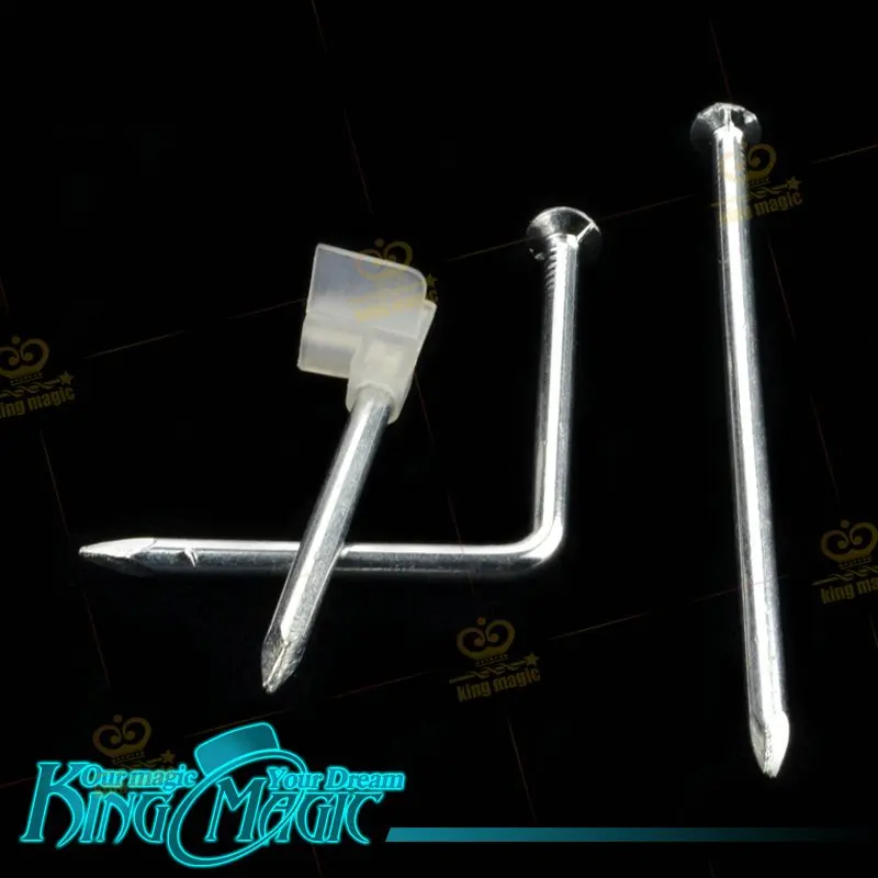 

Nail Bending Under Control Free Shipping King Magic Tricks Props Toys Email Video To You