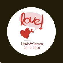 100 шт. пользовательские Стикеры и индивидуальный логотип свадьбы Стикеры s ваш собственный дизайн Стикеры s персонализированные Стикеры s Boda