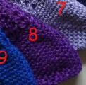 10 шт., приблизительно размер 12,5 см* 16,0 см, разные цвета, размер для малышей, шапка куфи вязаная крючком, вязаная шапочка - Цвет: Purple