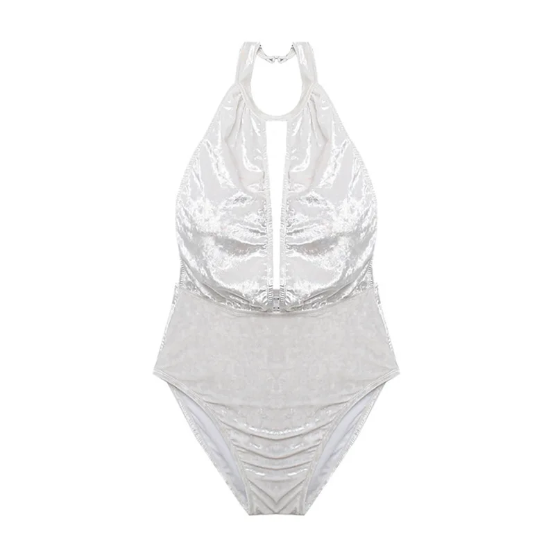 

Swim Suit Women Swimwear Suits May Female Beach Swimsuit Free Shipping New Sexy Neck Backless Bubble Geometric Polyester Sierra
