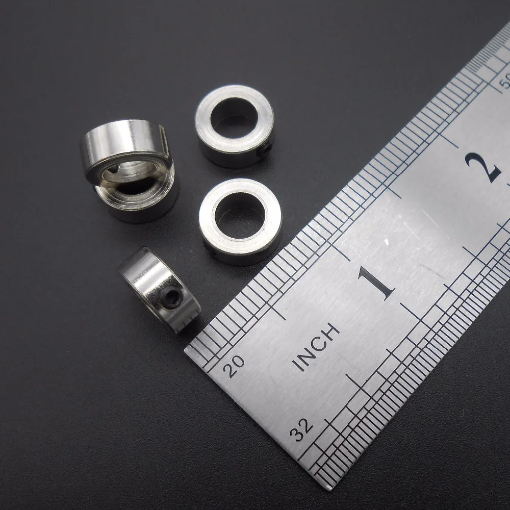 100PCS DIY 7MM metal Bushing axle sleeve 2.7 g Weight Stainless steel