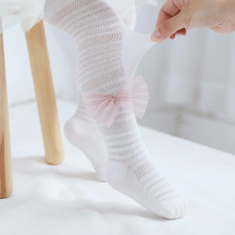 6 colors Baby Girls Socks Knee High with Bow Baby Princess for Girl Sweet Baby Socks Long Tube Kids Children Foot Accessories 6 colors Baby Girls Socks Knee High with Bow Baby Princess for Girl Sweet Baby Socks Long Tube Kids Children Foot Accessories