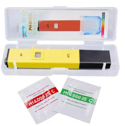 Цифровой водонепроницаемый аквариумный электрод ph-метр Точность 0,01 с подсветкой Портативный дизайн ручки тестер воды СКИДКА 22 - Цвет: with retail box