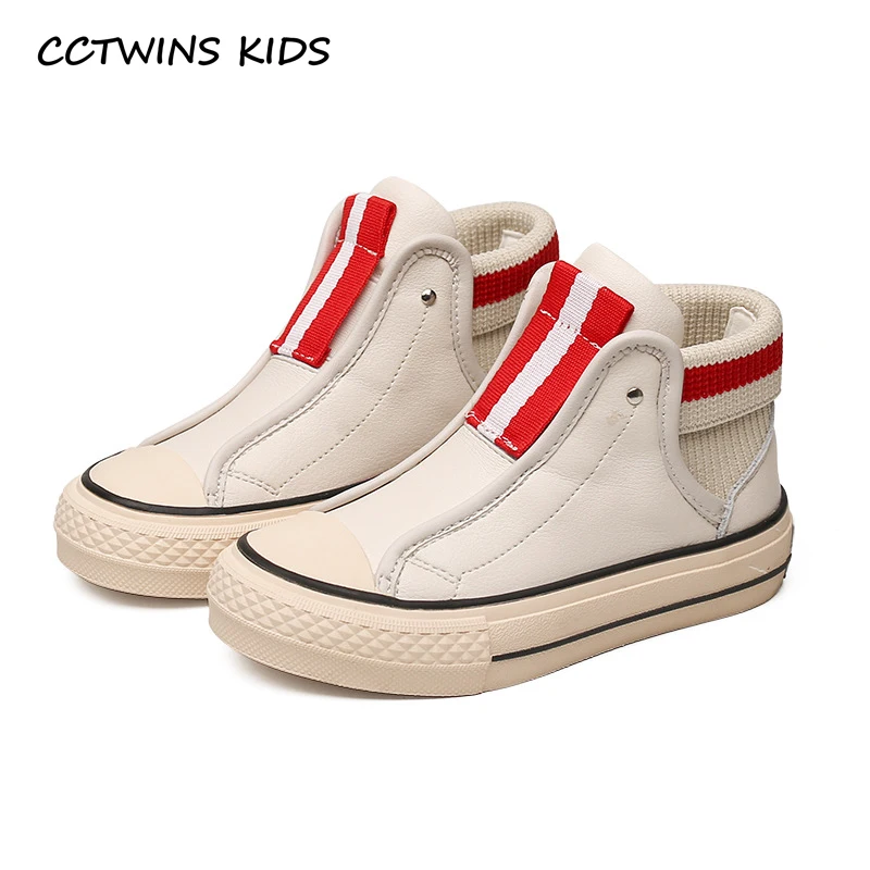 

CCTWINS Kids Shoes 2019 Autumn Fashion Girls High Top Shoes Boys Martin Sneakers Children Casual Running Sports Trainers FH2485