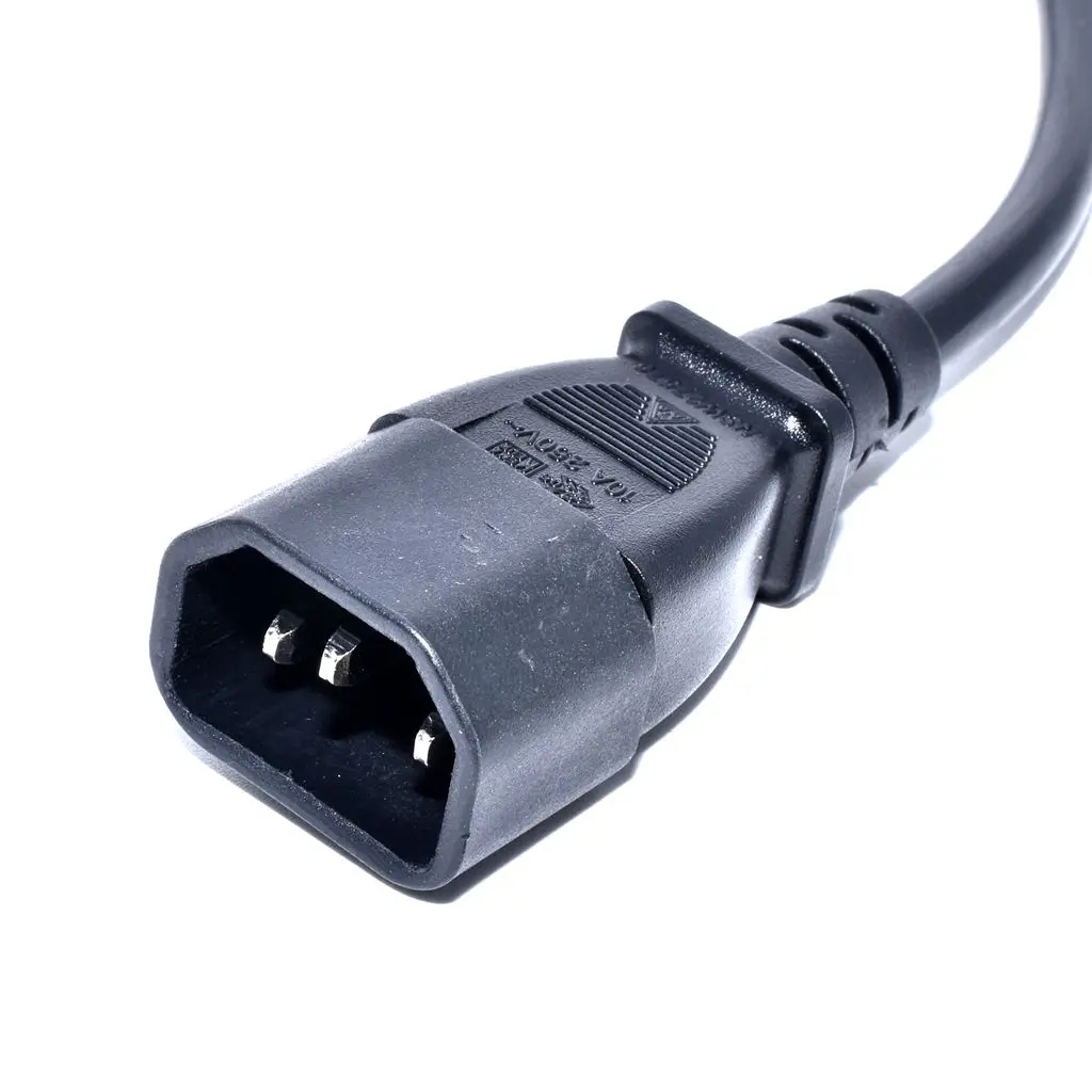 Джампер кабели IEC 320 C14 C13 силовой шнур под углом для разъема питания PDU/Φ 20 см 0 75 мм