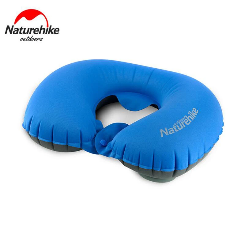 

Naturehike NEW Inflatable Pillows Sleep Folding Travel Neck Pillow Comfortable Air Mat Outdoor Camping Pillow Cushion NH18B010-T
