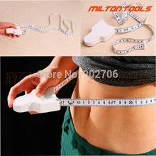 Белый цвет 150 см/60 дюймов точный фитнес штангенциркуль измерение тела лента измерения 50 шт./партия