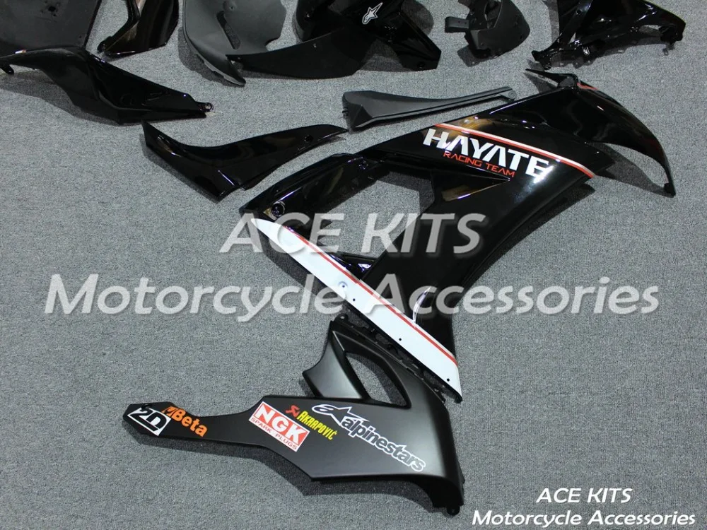 ACE Комплекты НОВЫЙ ABS мотоциклов обтекателя Для kawasaki Ninja ZX 10R 2008 2010 впрыска Кузов