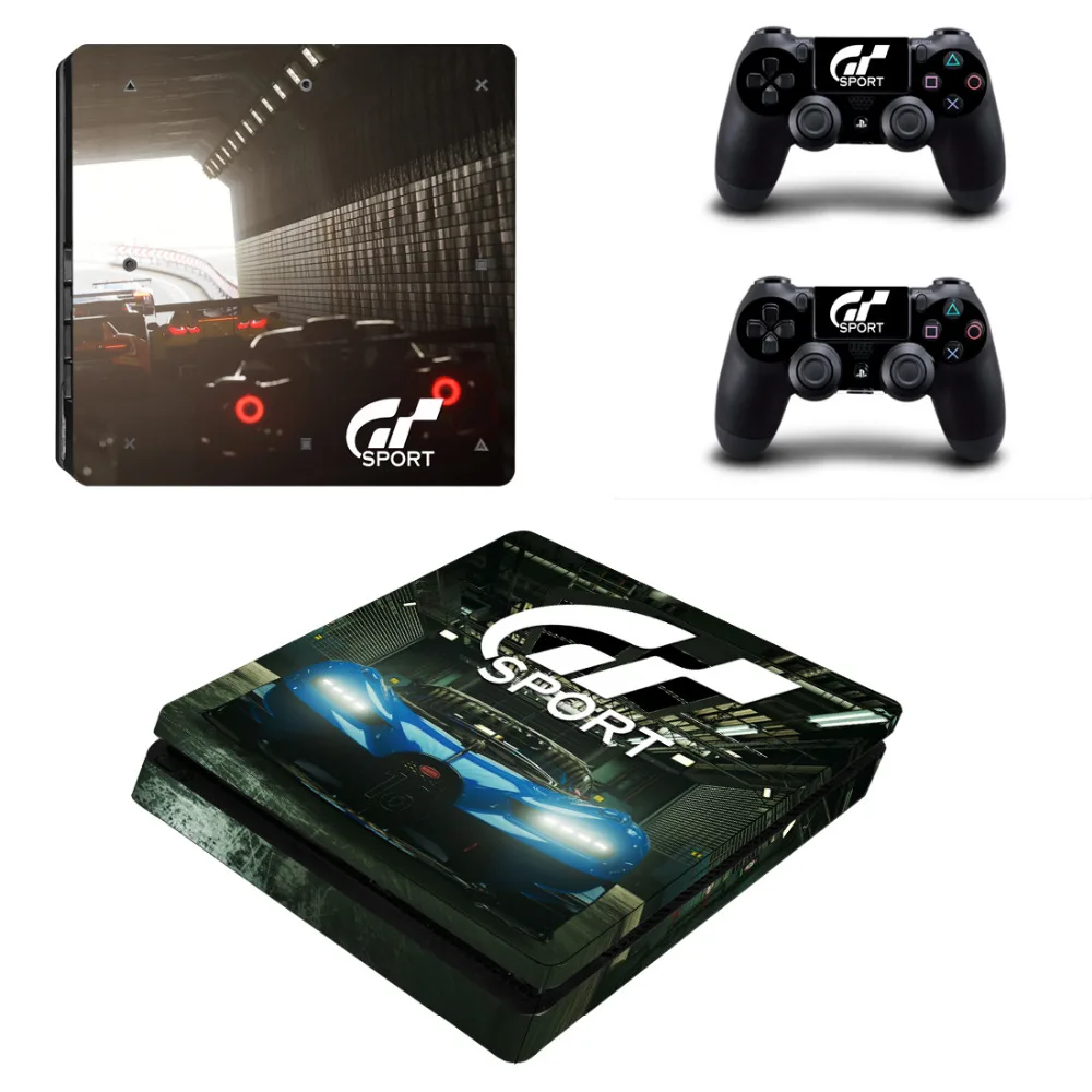 Gran Turismo Sport GT Sport PS4 тонкая наклейка для консоли playstation 4 и контроллера PS4 тонкая виниловая наклейка