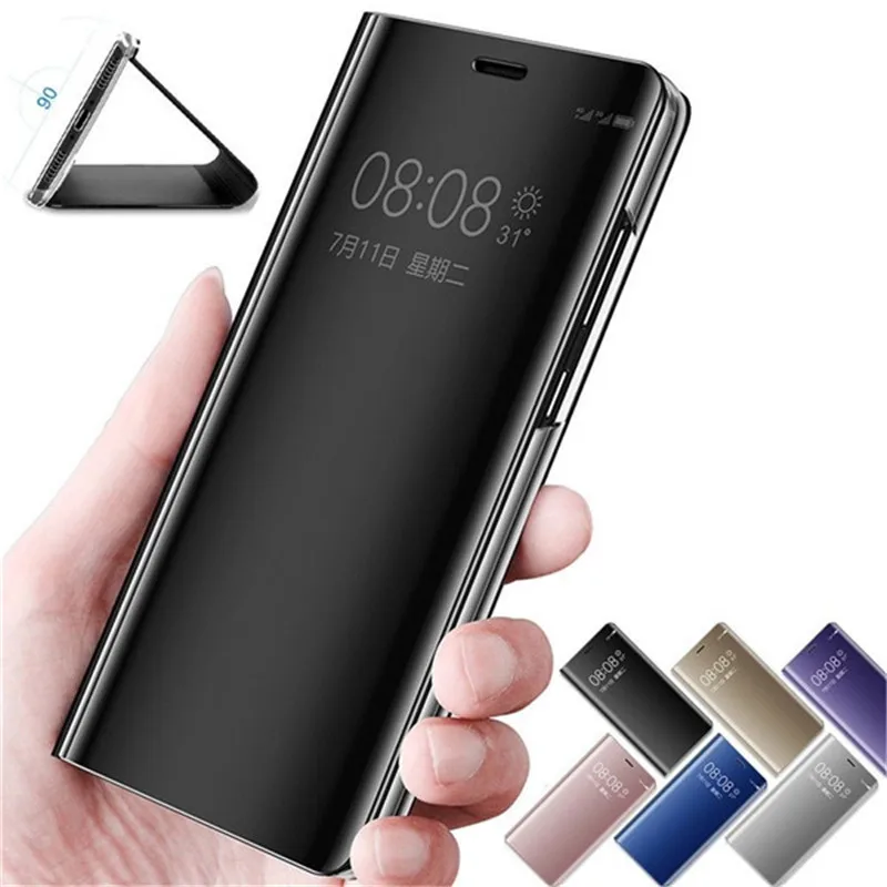 For Samsung Galaxy S10E Case Clear Leather Stand Smart View Mirror Flip Cover For Samsung Galaxy S10 Plus M10 M20 S 10 Fundas For Samsung Galaxy S10E Case Clear Leather Stand Smart View Mirror Flip Cover For Samsung Galaxy S10 Plus M10 M20 S 10 Fundas