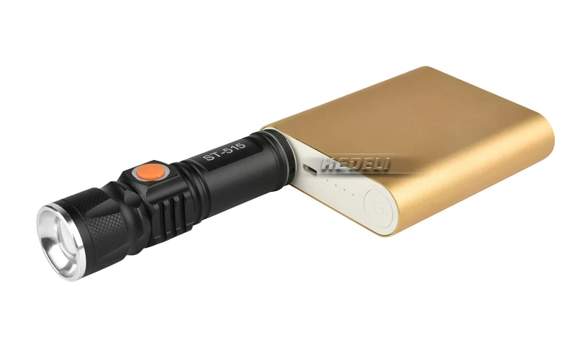 Фонарь для кемпинга мини-фонарик zoomble CREE xml t6 usb flash light 18650 встроенный аккумулятор ручной фонарь Водонепроницаемый свет