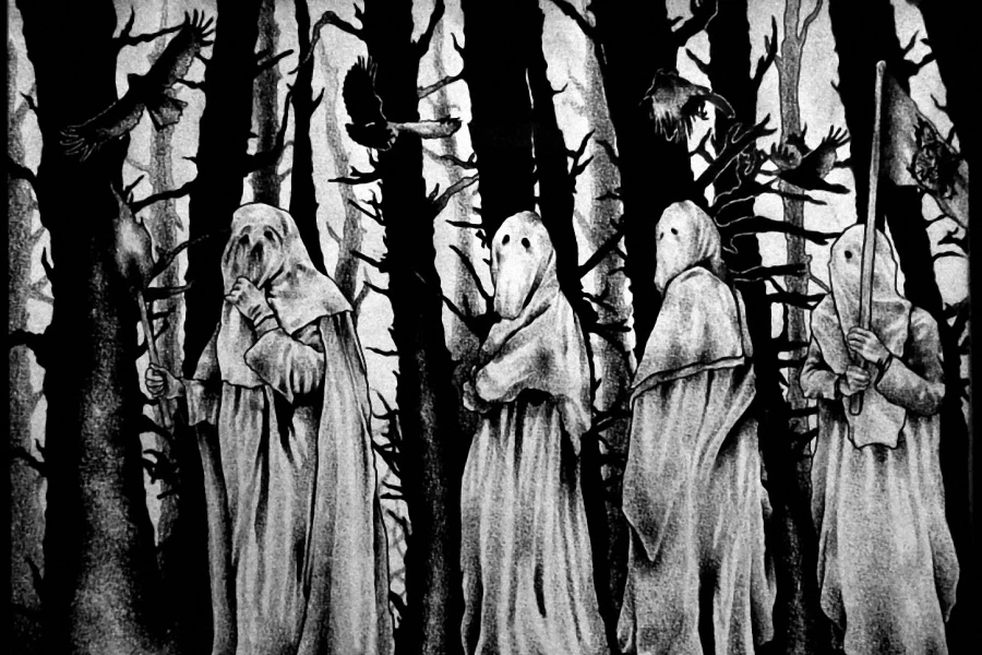 Художественный постер Witchcraft в готическом стиле оккультная темная волшебная
