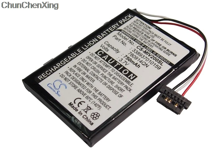 Cameron Sino 750 мАч аккумулятор 338937010159 780914QN для Mitac Mio Moov 200 200e 200u 210|Цифровые