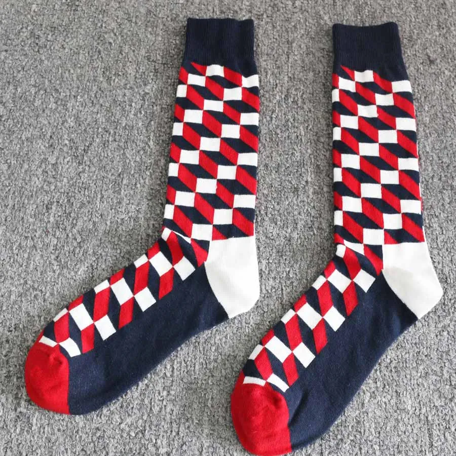 [COSPLACOOL] Новые Летние Стильные разноцветные модные хлопковые носки для пожилых мужчин, брендовые носки