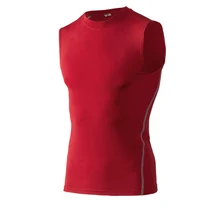 Y1002 новые быстросохнущие эластичные колготки жилет Топ Спортзал Фитнес Бодибилдинг без рукавов футболки спортивная майка для бега SHM Йога Рубашка мужская