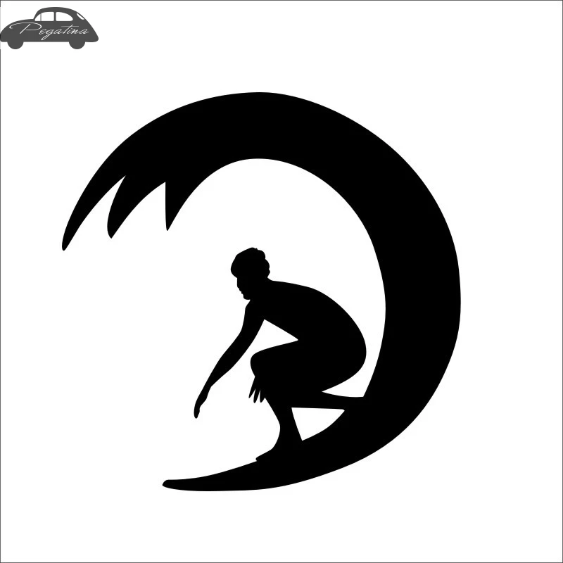 Pegatina Surf Sticker Surfing Car Decal Posters Vinyl Wall Boat Yacht Decor Mural Sticker