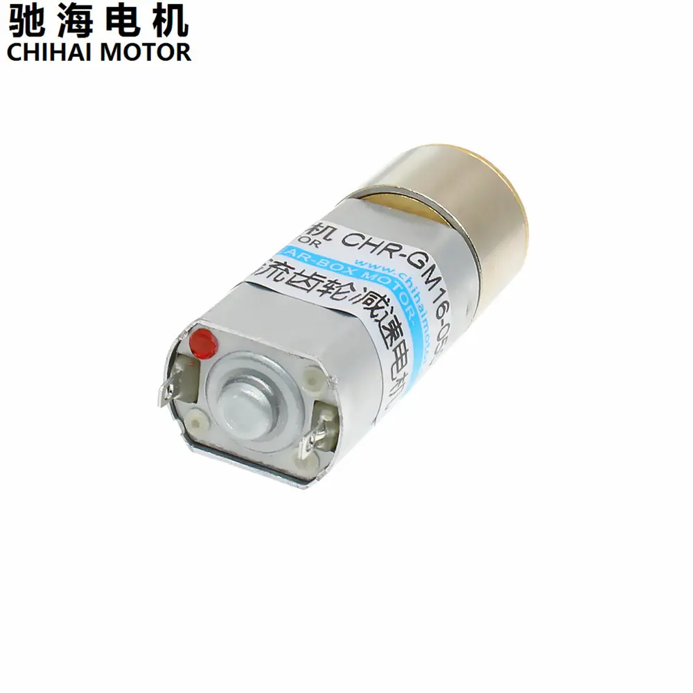  ChiHai Motor CHR-GM16-050SH Permanent Magnet Miniature DC Metal Tooth Speed Reduction Motor DV 6v 1