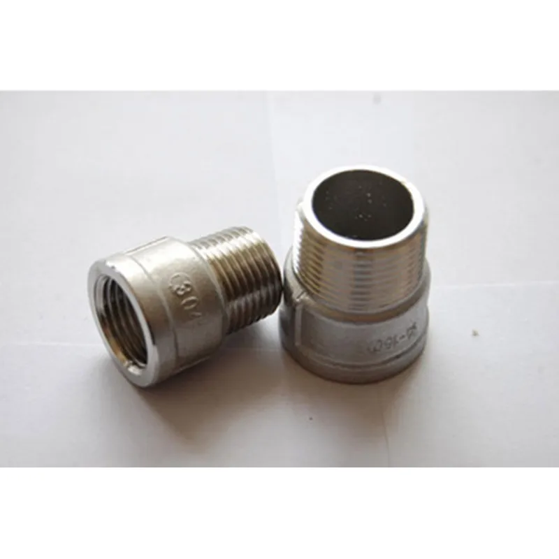 

1/2" BSP Male x Female Coupling 201 Stainless Steel Pipe Fitting Connector Joint Adapter