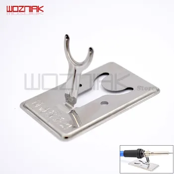 

Wozniak Simple and easy portable Soldering iron bracket Heating tweezers tool Metal Electric iron Pylon