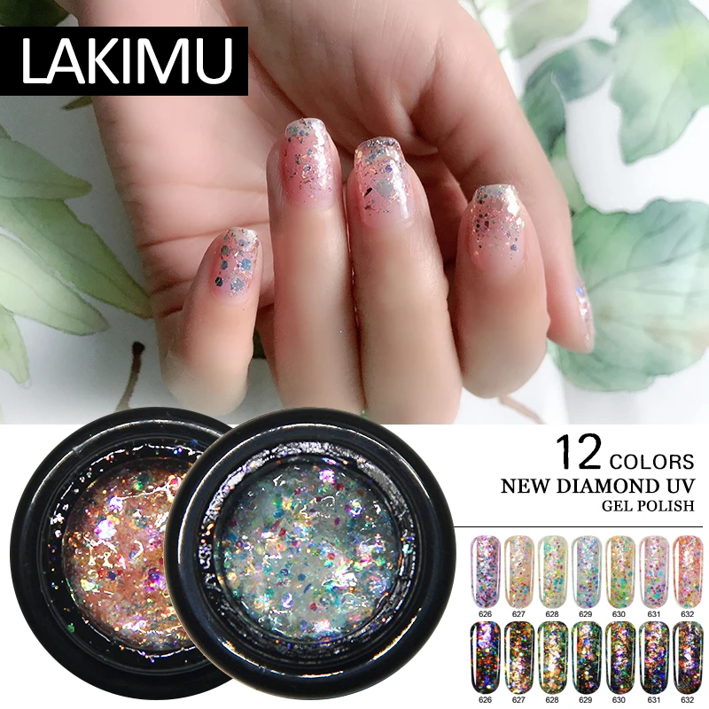 LAKIMU 2019 новый старт 5 мл Алмазная серия длительного действия Гель лак блестящие