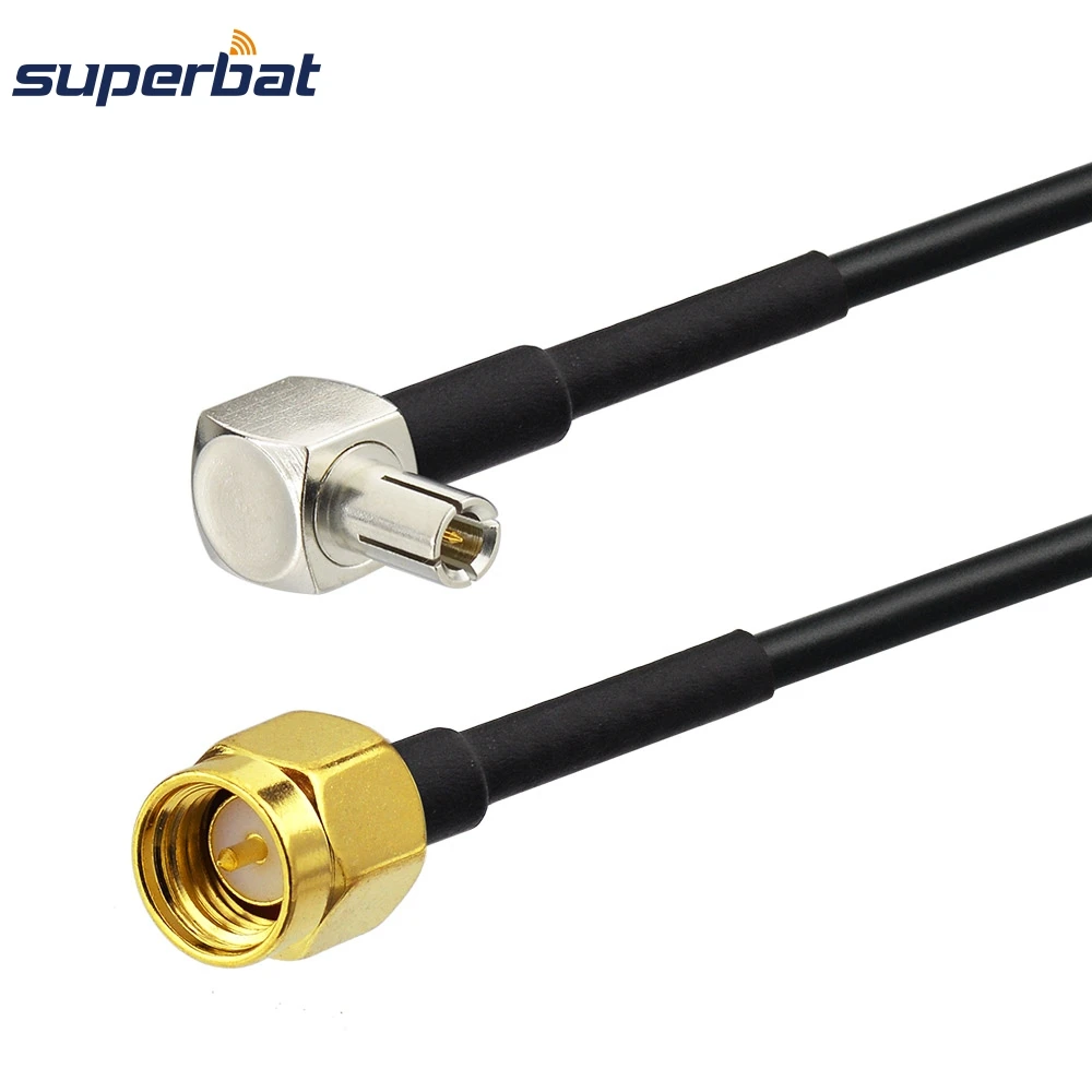 Superbat SMA разъем для TS9 штырьковый RA помощью соединительного кабеля RG174 15 см usb