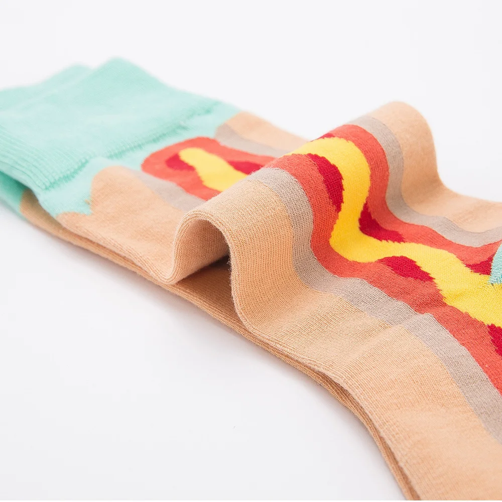 UG New Happy Socks Mens Animal Alien Chili Moustache sloths Novelty Sock Combed Cotton Funny Socks Men's big size Crew Socks - Image 3