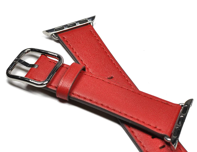 Кожаный ремешок для мм apple watch band 42 мм 38 мм 40 мм 44 мм нержавеющая сталь металлическая пряжка ремень браслет для iwatch серии 4/3/2/1