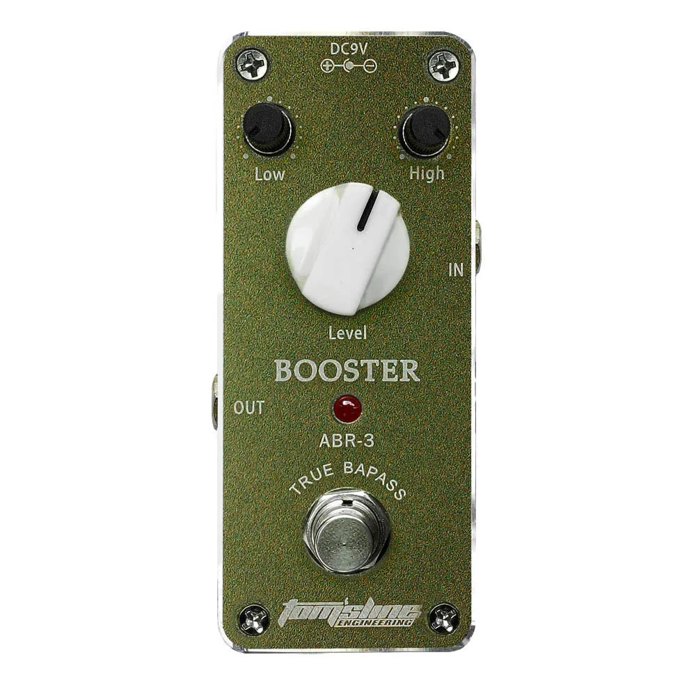 AROMA ABR-3 Guitar Pedal Mini Booster Electric Guitarra Effect Pedals with Fastener Tape Aluminum Alloy Housing True Bypass AROMA ABR-3 Guitar Pedal Mini Booster Electric Guitarra Effect Pedals with Fastener Tape Aluminum Alloy Housing True Bypass