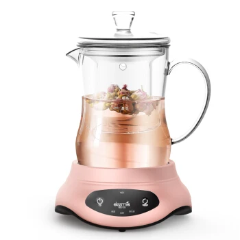 

Automatic Heater Warmer 350ml Tea Maker For Boiling/ Brewing Hot Tea Electric Kettle w/ Insulation Function/Slip Pot/Smart Timer