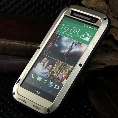 

LOVE MEI M8 Original Waterproof Case For HTC One M8 case Dropproof Aluminum case For HTC M8 Powerful shockproof Case