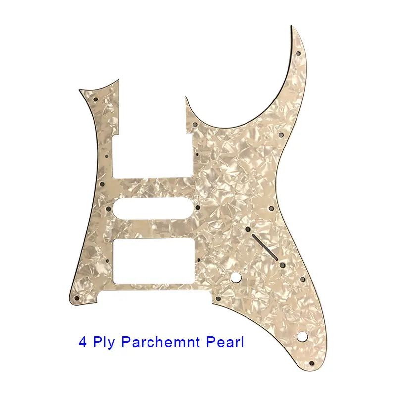 Pleroo гитара аксессуары pickguards костюм для Японии MIJ Ibanez RG 350 EX гитара хамбакера царапинам плиты - Цвет: 4 ply parchment pear