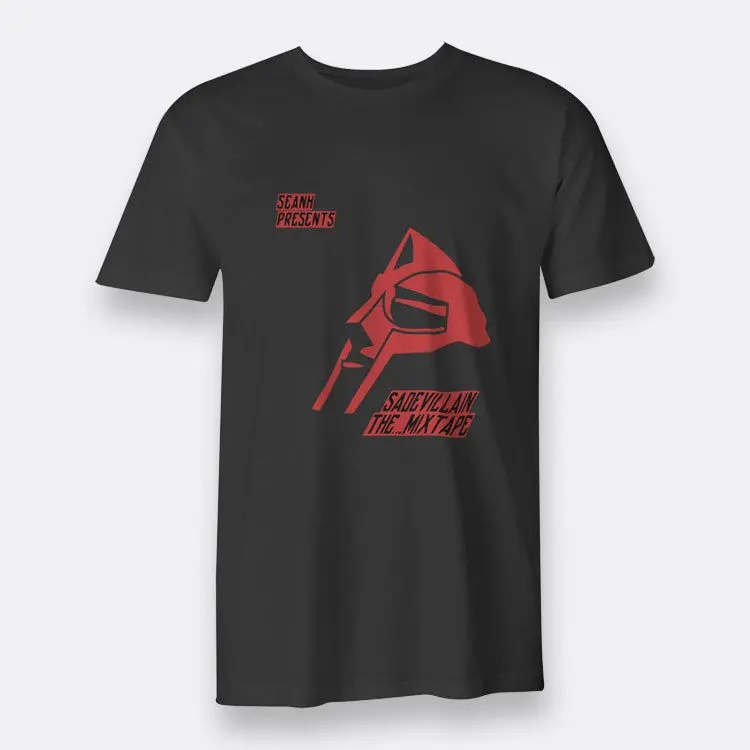 MF doom x Sade sadevillain черный футболка Для мужчин СЗ S-3XL | Мужская одежда