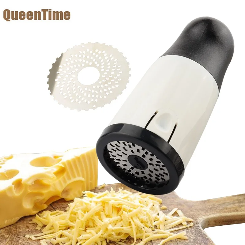 

QueenTime Cheese Graters Chocolate Cutter Vegetable Zester Hand Operate Cooking Tools ABS Material Kitchen Gadgets Fruit Tool
