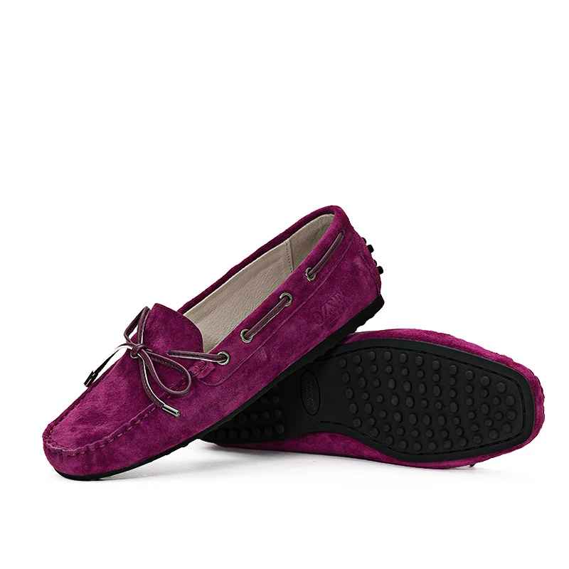 

OZZEG  Hot Women Flats 100% Genuine Leather Shoes Woman, Women Flats Women Casual Loafers Moccasins, Slip On Driving Walking,