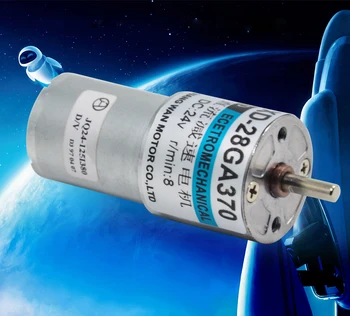 

DC12V / 24V 3W 28GA370 miniature DC geared motor, all-metal gears, machinery and equipment / Power Tools / DIY Accessories motor