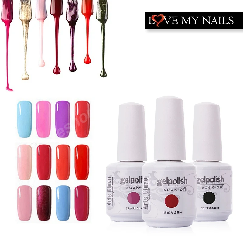 Fashional Arte Clavo Gelpolish Choose Any 1pcs Colorful Nail Gel Uv Fashional Arte Clavo Gelpolish Choose Any 1pcs Colorful Nail Gel Uv Led Accessories Lacquer Polish In From Beauty Health On
