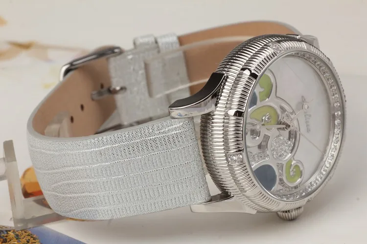 Melissa брендовые дизайнерские новые эмалированные волнистые часы для женщин винтажные модные нарядные наручные часы из натуральной кожи кварцевые Montre Shell