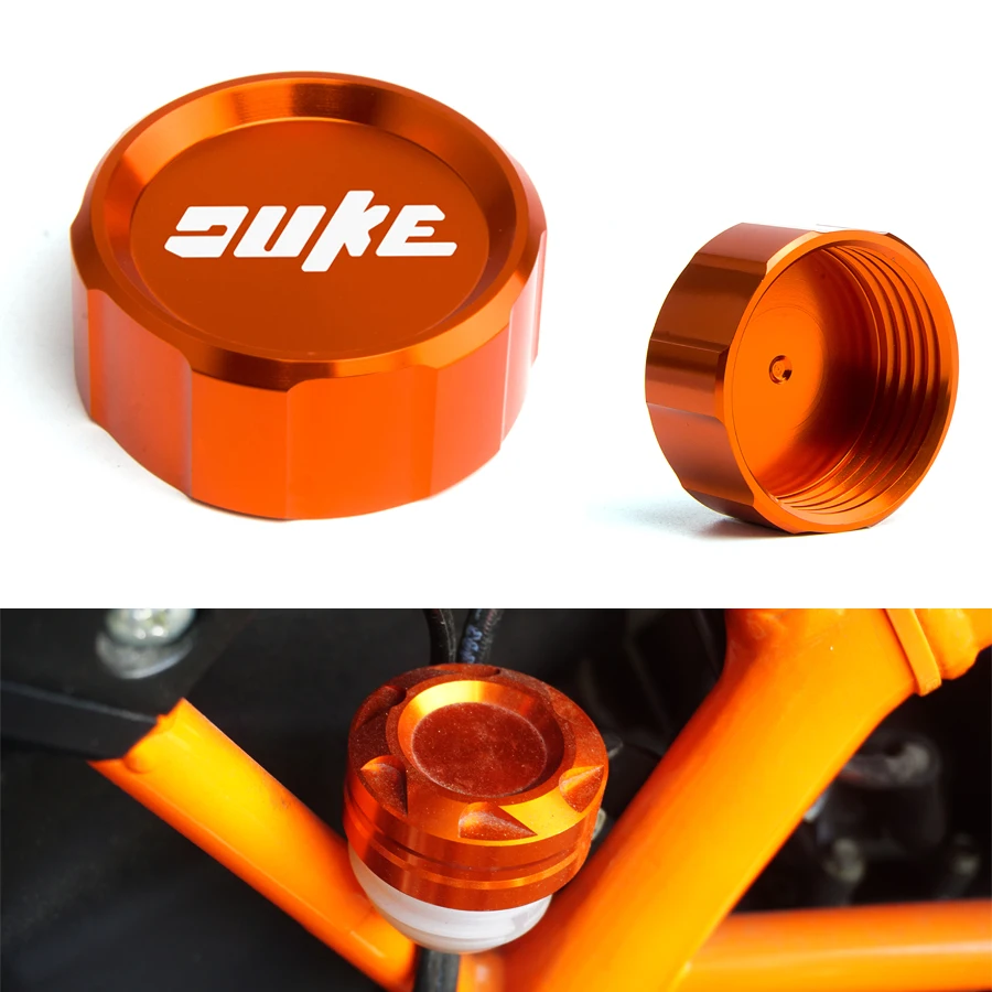 Motorcycle Aluminum CNC Rear Brake Fluid Reservoir Cover Cap For KTM